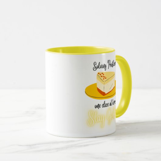 De gouden meisjes blijven een gouden Cheesecake Mok (Voorkant rechts)