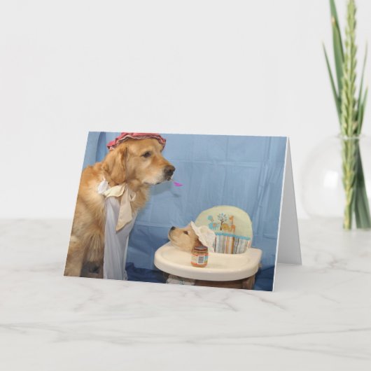 De gouden momenten van de baby kaart (Voorkant)