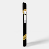 De gouden neushoorn Case-Mate iPhone case (Achterkant / Links)