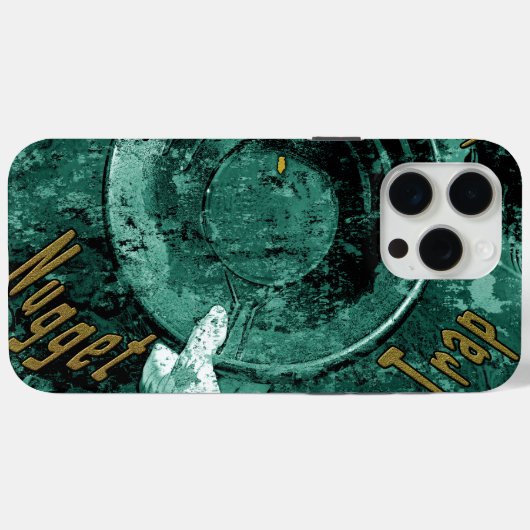 De gouden nugget val Hoesje-Mate iPhone case (Achterkant (horizontaal))