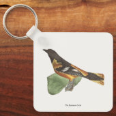 De gouden of Baltimore Oriole (Icterus galbula) Sleutelhanger (Voorkant)