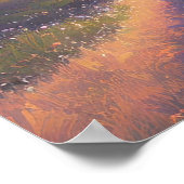 De Gouden Omhelzing van de rivier Poster (Hoek)