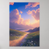 De Gouden Omhelzing van de rivier Poster (Voorkant)