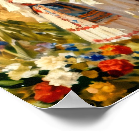 De Gouden Oogst Bruiloft Poster (Hoek)