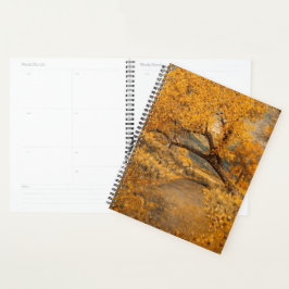 De gouden pad geïnspireerd door Klimt Planner
