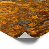 De gouden pad geïnspireerd door Klimt Poster (Hoek)