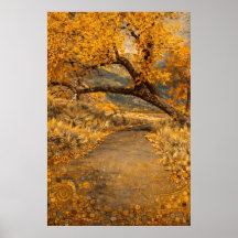 De gouden pad geïnspireerd door Klimt