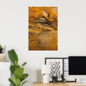 De gouden pad geïnspireerd door Klimt Poster (Thuiskantoor)
