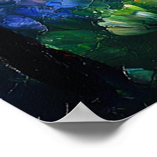 De gouden passage van de herfst poster (Hoek)