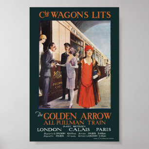 De Gouden Pijl Vintage Poster 1925