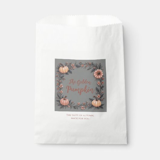 De Gouden Pompoen Bedankzakje (Voorkant)