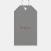 De gouden pompoen cadeaulabel (Achterkant)