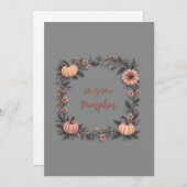 De gouden pompoen kaart (Voorkant / Achterkant)