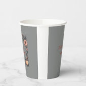 De gouden pompoen papieren bekers (Links)