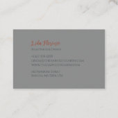 De gouden pompoen visitekaartje (Achterkant)