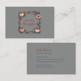 De gouden pompoen visitekaartje