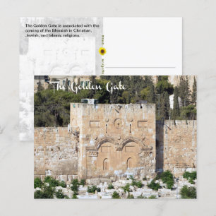 De Gouden Poort, Oude Stad van Jeruzalem, Israël - Briefkaart