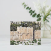 De Gouden Poort, Oude Stad van Jeruzalem, Israël - Briefkaart (Staand voorkant)