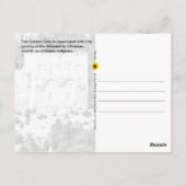 De Gouden Poort, Oude Stad van Jeruzalem, Israël - Briefkaart (Achterkant)