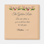 De Gouden Regel Magneet (Voorkant)