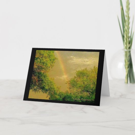 De gouden Regenboog van de Hemel Kaart (Voorkant)