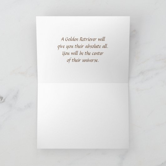 De gouden Retrievers danken u de Kaart van (Binnen)