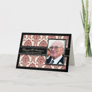 De gouden (rode) Uitnodiging van de KAART van de