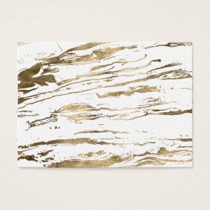 De gouden samenvatting marbleized verf visitekaartjes