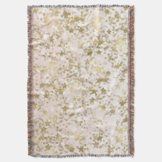 De gouden Samenvatting van de Confettien van de Deken (Voorkant Verticaal)