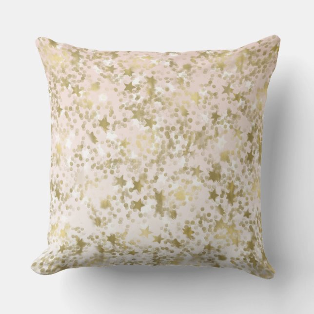 De gouden Samenvatting van de Confettien van de Kussen (Voorkant)