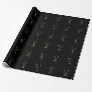 De gouden sigil van Lucifer Cadeaupapier