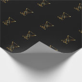 De gouden sigil van Lucifer Cadeaupapier (Hoek)