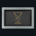 De gouden sigil van Lucifer Gesp<br><div class="desc">De gouden sigil van Lucifer</div>