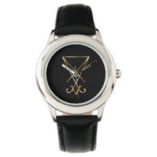 De gouden sigil van Lucifer Horloge