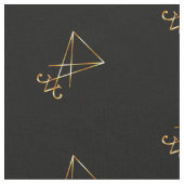 De gouden sigil van Lucifer Stof (Close Up)
