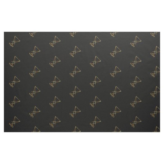 De gouden sigil van Lucifer Stof (Fat Quarter)