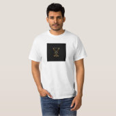 De gouden sigil van Lucifer T-shirt (Voorkant volledig)