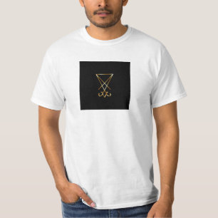 De gouden sigil van Lucifer T-shirt