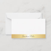 De gouden Sjabloon Calligragrafeerde Naam van de T (Voorkant)