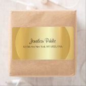 De gouden Sjabloon van het Manuscript van de Calli Etiket (Insitu)