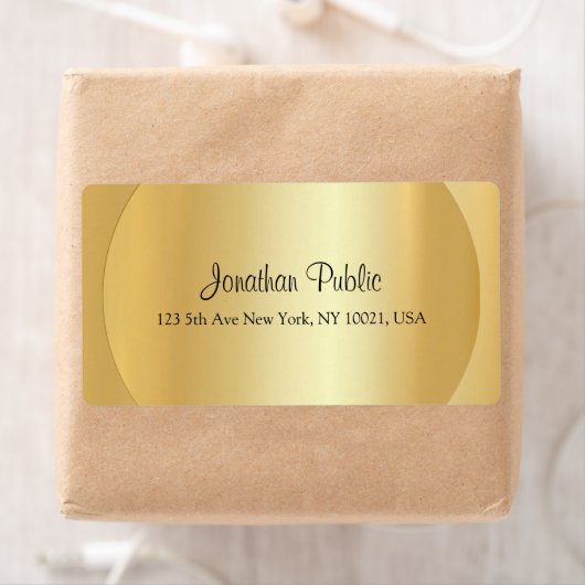 De gouden Sjabloon van het Manuscript van de Calli Etiket (Insitu)