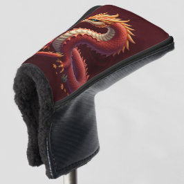 De gouden slangendraak. golfheadcover