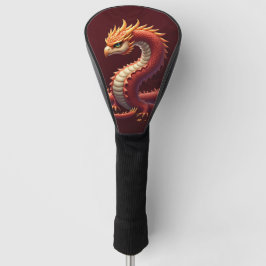 De gouden slangendraak. golfheadcover