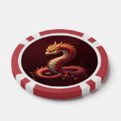 De gouden slangendraak. poker chips (Enkel)