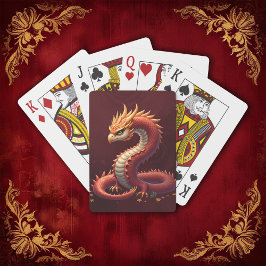 De gouden slangendraak. pokerkaarten