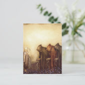 “De Gouden Sleutel” John Bauer Aquarel Briefkaart (Staand voorkant)