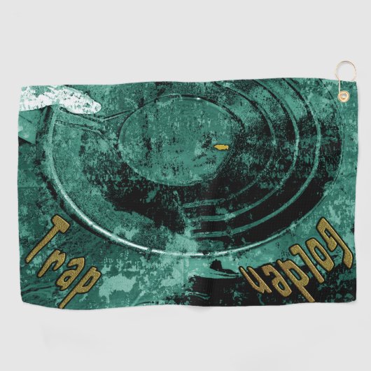 De gouden snugget golfhanddoek (Horizontaal)