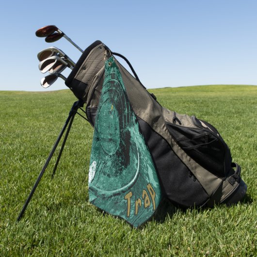 De gouden snugget golfhanddoek (Groen)