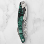 De gouden snugget kurkentrekker van de ober van de (Achterkant)