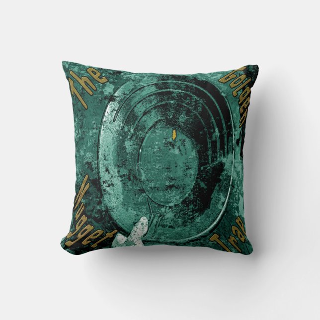 De gouden snugget val kussen (Voorkant)